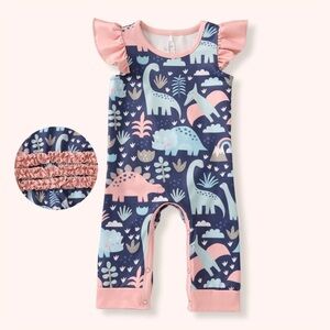 Dinosaur Print Kids One Piece